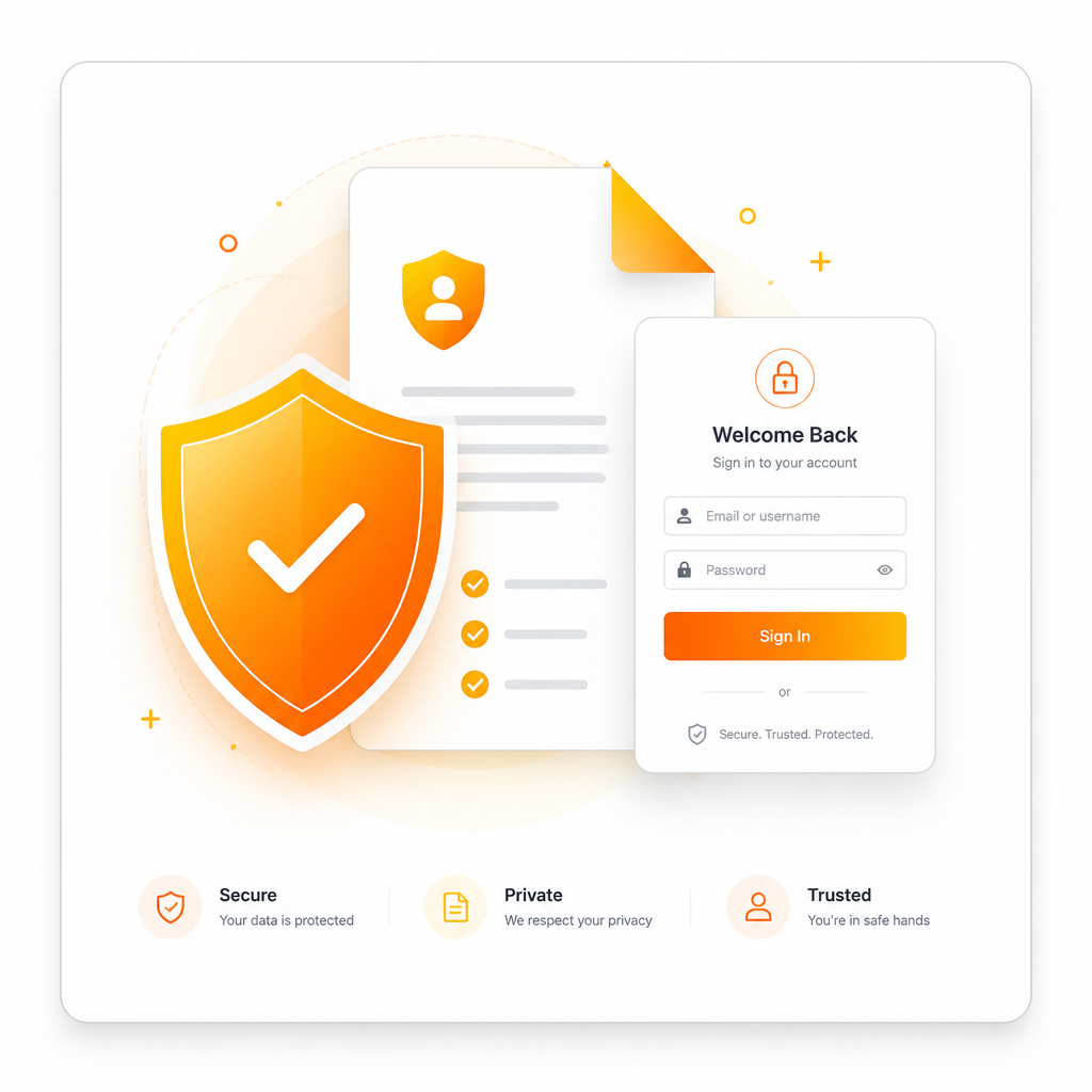 Illustration representing insurance coverage verification and patient portal support for next steps.