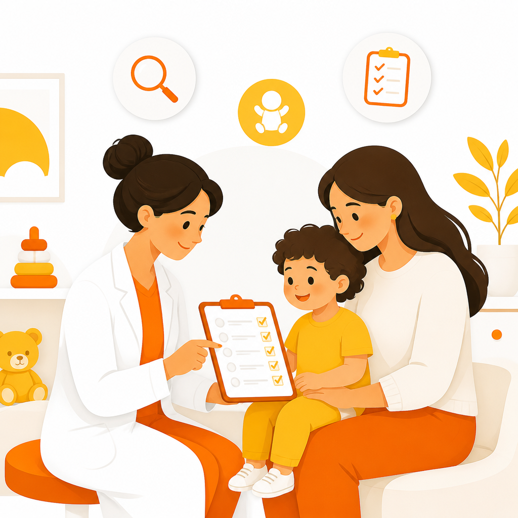 Family-centered pediatric primary care helps parents understand ADHD-related developmental concerns through screening and targeted observation.