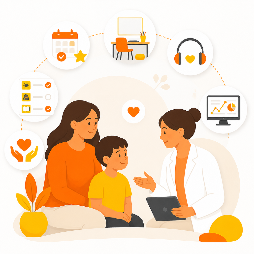 Treatment and support options for ADHD concerns, combining structured strategies, school support, therapy, and clinician-guided medication when appropriate.